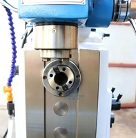Machine de perçage et de fraisage universelle ZX6350C, broche MT4, machine de fraisage verticale et horizontale avec moteur, alimentation électrique axe X Y, 380V