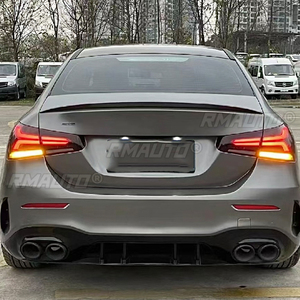 Alerón Trasero Estilo A@M-G para Mercedes Benz Clase A V177 Sedán A180 A200 A250, 2018 2019 2020 2021, Negro - Product Image 3