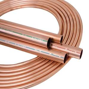 Shandong fabrika kaynağı kırmızı bakır boru 15m uzunluk klima bakır boru 3/8 1/4 bobin - Product Image 1