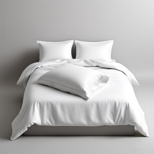 4 pcs mô hình rắn tấm ga trải giường sợi nhỏ đặt gối được trang bị bedsheet cho khách sạn nhà chải thoải mái bộ đồ giường - Product Image 4