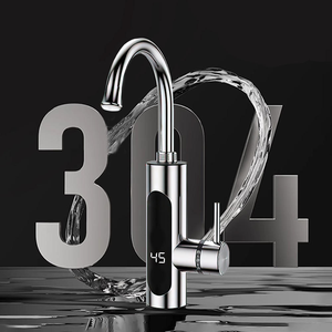 Robinet de cuisine instantané pour chauffe-eau électrique Robinet de cuisine, chauffage électrique sans réservoir avec mélangeur d'eau froide et chaude - Product Image 5