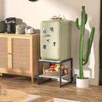 Table d'appoint en bois de style industriel, table basse, support pour mini-réfrigérateur pour entrée de villa, chambre et salle à manger