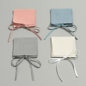 Luxury Microfiber Jewelry <b>Envelope</b> Pouch Custom Logo Soft Satin Ribbon Handmade 8x8cm Portable EQ478 Brand Elegant Gift Storage - Product Image 6