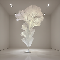 Décor de mariage personnalisé SFD, toile de fond géante en gaze artificielle faite à la main pour les centres de table de mariage