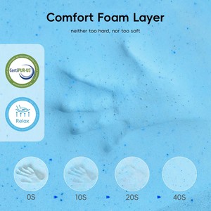 <span class=keywords><strong>Materassi</strong></span> Ibridi in Memory Foam King, Queen e Singoli con Molle Insacchettate Individuali per Isolamento del Movimento e Sonno Silenzioso - Product Image 4