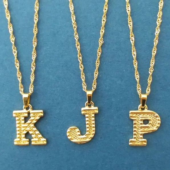 Collana personalizzata MECYLIFE lettere maiuscole iniziali regolabile oro collane in acciaio inossidabile