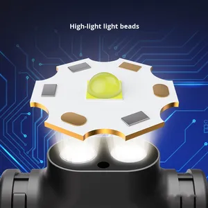 多機能防爆ヘッドランプ強力ライトロングバッテリー寿命リチウムバッテリーUSB充電式LED屋外コンパクト - Product Image 3