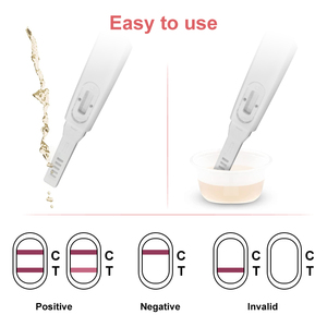 HCG Schwangerschaftstest Cesstte Karten-Test Urin-Test Manueller <span class=keywords><strong>Selbsttest</strong></span> 2-5 Minuten Ergebnis 99,96% Genauigkeit - Product Image 3