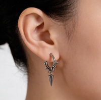 Anneau de piercing pour l'oreille en titane ASTM F136, style punk, pour cartilage, hélix, conque, bijou de piercing, cadeau de fiançailles ou de mariage, unisexe, doré