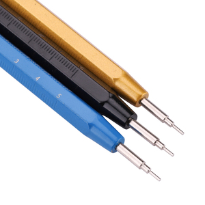Fabriek Metalen Horlogeband Veerbalk Link <span class=keywords><strong>Pin</strong></span> Remover Reparatie Set Met Liniaal Dubbelkoppig Handgereedschap - Product Image 5