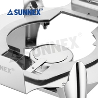 Ensemble de réchauds à buffet Sunnex en acier inoxydable, plats de service, capacité de 6,8 litres, finition polie miroir, pour restaurants, hôtels, traiteurs