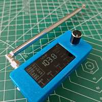 Penerima Radio RF SI4732 berukuran saku 0.5-108MHz dengan layar 1.9 inci mendukung mode LSB USB AM FM dengan antena teleskopik