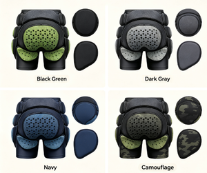 Shorts de protection des hanches en EVA absorbant les chocs, rembourrés, anti-chute, coussin anti-impact pour le ski, le snowboard, le patinage sur glace, les sports de plein air - Product Image 2