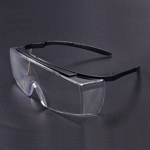 Gafas <span class=keywords><strong>DE</strong></span> <span class=keywords><strong>SEGURIDAD</strong></span> BDS con borde negro, antivaho, Anti-UV, luz azul, lente transparente, protección contra el viento a prueba <span class=keywords><strong>de</strong></span> polvo - Product Image 5