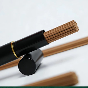 Bâtons d'encens pour le sommeil E Li Zhang Zhong |   Tube noir de 10g |   Bois 100% naturel et biologique |   Parfum oriental doux et apaisant | - Product Image 1