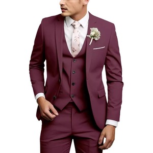 Costumes pour hommes <span class=keywords><strong>vert</strong></span> <span class=keywords><strong>clair</strong></span> tendance, 3 pièces, pour <span class=keywords><strong>mariage</strong></span>, affaires, marié, veste, gilet, pantalon, ensemble de blazers - Product Image 5