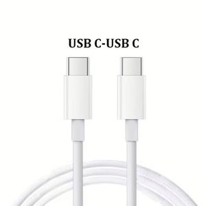 สายชาร์จโทรศัพท์แบบ Type C to Type C ยาว 1 เมตร 20 วัตต์ รองรับการชาร์จเร็ว สายดาต้า USB-C สำหรับ IP 16 15 14 13 12 11 - Product Image 2