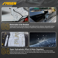 Film de protection de peinture couleur satinée TPU PET PVC à canaux d'air, installation facile, haute qualité, application sèche ou humide, PPF couleur 520+ couleurs