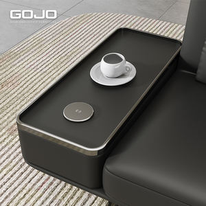 लक्जरी क्लासिक चमड़े के कार्यालय सोफे के साथ अपार्टमेंट और व्यवसाय प्रतीक्षा कक्ष के लिए बैठने - Product Image 4