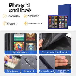 FUXI - Carpeta de Cartas Coleccionables Personalizada de 9 Bolsillos con Cierre de Cuero PU y Álbum de Colección para Cartas de MTG Magic y Juegos de Mesa - Product Image 6