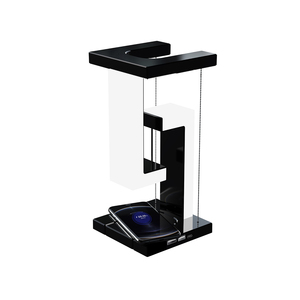 Gift Modern <b>Plug</b>-In LED Floating Ambient Fast Wireless Charging Touch Dimmable ABS Table Bedside Lamp Night <b>Light</b> - Product Image 3