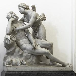 Famosa statua di figura occidentale a grandezza naturale in marmo bianco nudo amore coppia statua pietra signora nuda con scultura uomo - Product Image 5