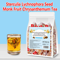 Thé chinois pour la santé des reins avec du fruit du moine de mer et du chrysanthème en sachets pour la santé