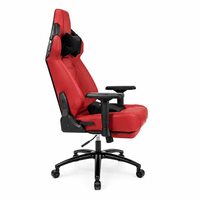 Chaise de jeu massante à prix d'usine en cuir PU avec accoudoirs 4D, repose-pieds rétractable, soutien lombaire personnalisé, chaise de gamer pivotante pour ordinateur