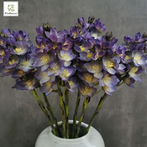 Nuovi <span class=keywords><strong>Fiori</strong></span> Artificiali di Ornithogalum Thyrsoides Jacq di Alta Qualità, Lillà Bianchi per Decorazioni Matrimoniali e Feste - Product Image 5