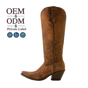 Botas de Mujer <span class=keywords><strong>CHENO</strong></span> Personalizadas de Color Coñac Vintage para un Sentido de la Moda Atemporal - Product Image 1
