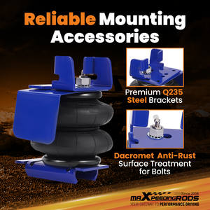 Kit de nivellement arrière avec suspensions pneumatiques <span class=keywords><strong>MaXpeedingrods</strong></span> jusqu'à 5000 LBS pour Ram <span class=keywords><strong>3500</strong></span> 6.7L 4WD 2013-2025 - Product Image 5