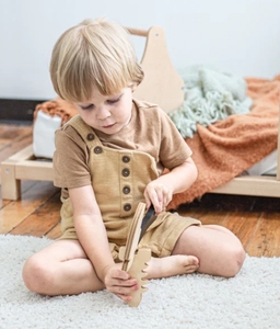 กล่องเครื่องมือไม้สีธรรมชาติสำหรับเด็กแบบยูนิเซ็กซ์ ของเล่นเสริมพัฒนาการเด็กเล็กพร้อมผ้าฝ้ายส่วนตัว ของขวัญที่สมบูรณ์แบบสำหรับเด็กผู้ชายอายุ 5-7 ปี - Product Image 3