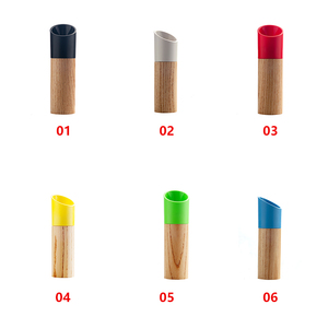 Venta al por mayor KLH074 Molinillos manuales de madera maciza para sal marina y pimienta, botellas de condimentos - Product Image 4