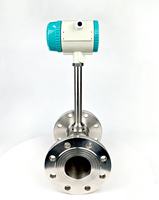 1.0% Digital RS485 4-20mA Pulse Data Logger Customized OEM Vortex Air Flow Meter for Propane Biogas Steam Gas Oil Water Medium