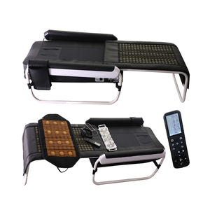 Masseur de corps de colonne vertébrale coréen pliable <span class=keywords><strong>Master</strong></span> <span class=keywords><strong>V3</strong></span> V6 Lit de thérapie à rouleaux de jade avec tapis de jade thermique Lit de <span class=keywords><strong>massage</strong></span> infrarouge - Product Image 3