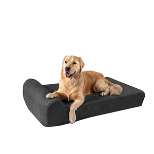Wholesale Sustainable Faux Removable Luxury Rectangle Print Waterproof <b>Dog</b> <b>Bed</b> with Cotton Fill Pet <b>Sofa</b> All Seasons - Product Image 1