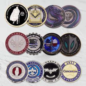 Monedas Conmemorativas Personalizadas Bañadas en Oro de los Ojos de los Francmasones, Colección Reto de la Libertad Masónica, Regalos de Metal - Product Image 1