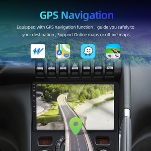 Rhythm 9" Hd Ips Touch Screen Android Car Radio Wireless Carplay Android <b>Auto</b> BT Gps Navigation Fm Radio Rear Camera for Peugeot - Product Image 2