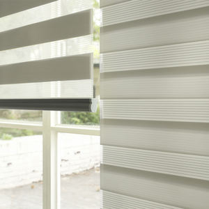 Persianas Zebra Coreanas Naturales Personalizadas, Cortinas Enrollables Motorizadas Día y Noche, Cortinas Automáticas con Filtro de Luz, Modernas para el Hogar - Product Image 4