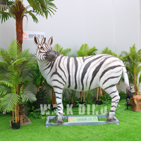 anpassbar lebensgroße roboter animatronisch pferd mod im freien garten dekorative zebra tier statue
