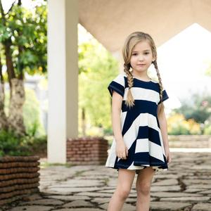 Vestidos a juego para madre <span class=keywords><strong>e</strong></span> <span class=keywords><strong>hija</strong></span>, trajes familiares a rayas, <span class=keywords><strong>ropa</strong></span> a juego - Product Image 3