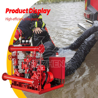 Pompe centrifuge électrique/diesel pour incendie, 90 kW, 1000 GPM, 10 bars, ISO9001, pour système de chaudière d'usine de papier et de pâte à papier