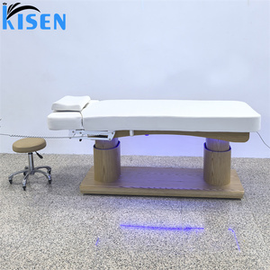 Kisen Top 2026 New Beauty Bed Electric Lash Chair Multi-motors Eyelash Facial Beauty Treatment Massage <b>Table</b> with Led Light - Product Image 5