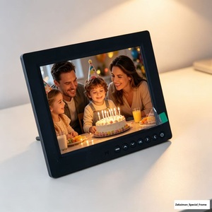 Reloj Electrónico Digital Personalizable <span class=keywords><strong>de</strong></span> 8 Pulgadas, Marco <span class=keywords><strong>de</strong></span> Fotos, Reproductor <span class=keywords><strong>de</strong></span> Video <span class=keywords><strong>MP4</strong></span>/AVI, Reproductor <span class=keywords><strong>de</strong></span> Audio MP3, Resolución 800x600, Plástico ABS - Product Image 6