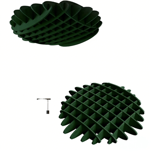 Panneaux acoustiques en feutre PET suspendus, baffles acoustiques en polyester pour <span class=keywords><strong>plafond</strong></span>, légers, faciles à installer, panneaux de <span class=keywords><strong>plafond</strong></span> pour bureau, suspendus - Product Image 3