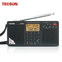 Radio numérique DSP FM/MW/LW à ondes courtes PL-398MP avec double haut-parleur en plastique, écran, lecteur MP3 et ETM ATS