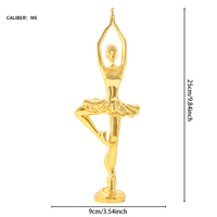 DÉMO vente en gros OEM plastique Ballet trophée composants pièces livraison rapide danseur compétition trophées Figure Toppers