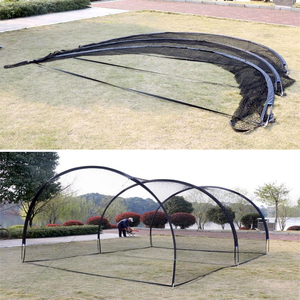 Di động 6x4x2.8m <span class=keywords><strong>batting</strong></span> lồng bóng chày bóng chày đánh lồng bóng chày lồng nhiệm vụ nặng nề lưới backstop cho sân sau Đào Tạo - Product Image 3