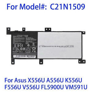 C21N1509แบตเตอรี่แล็ปท็อปสำหรับ <span class=keywords><strong>Asus</strong></span> <span class=keywords><strong>X556U</strong></span> A556U K556U F556U V556U FL5900U VM591U 38WH 7.6V - Product Image 2