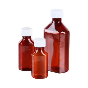 4 унции, 6 унций, бутылочки с янтарным сиропом от кашля для домашних животных, с детской крышкой - Product Image 4